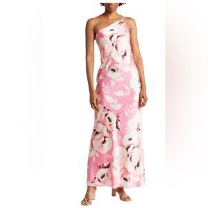 The Fashion Poet One Shoulder Maxi Dress